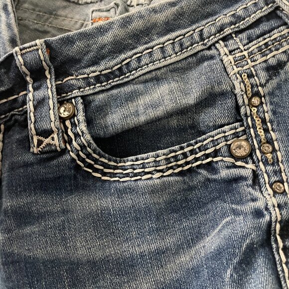 Rock Revival Kai Easy Boot Size 28 with Sequins and Rhinestones - Picture 10 of 15